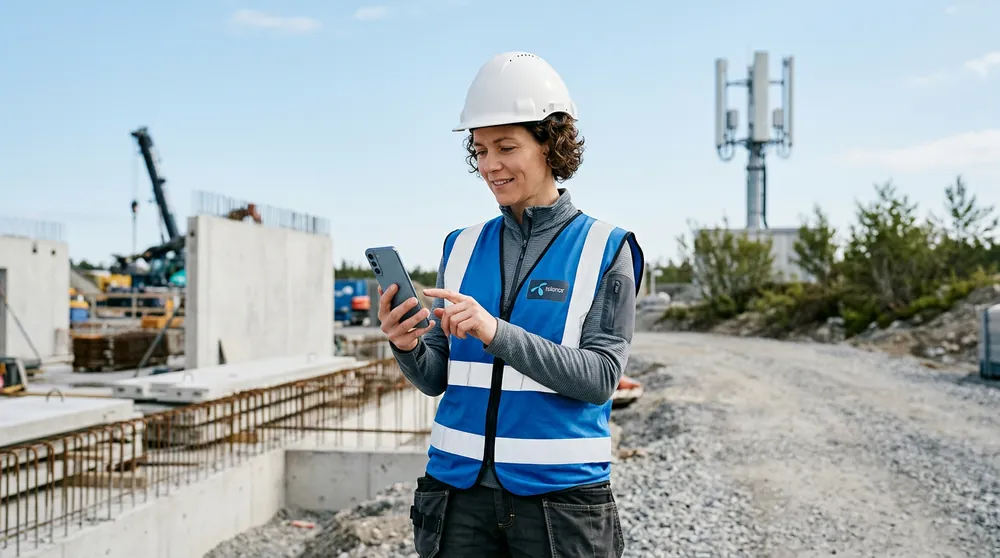 Telenor-nettet dekker bedriften over hele Norge